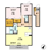 アールグレイ Bの間取り画像