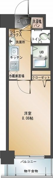 エンクレスト赤坂壱番館の間取り画像