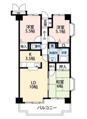 大新ヒルズの間取り画像