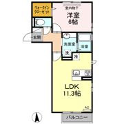 ミーティアの間取り画像