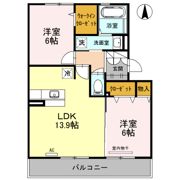 サンフラワー ガーデン B棟の間取り画像