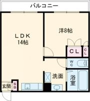 ハイツ清水の間取り画像