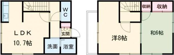 arietta FUJI Aの間取り画像