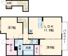 PressoKATATAの間取り画像