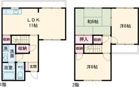ヤシロガーデンハウスの間取り画像