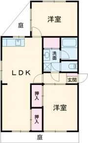 MATSUMOMENT桜井Ⅱの間取り画像