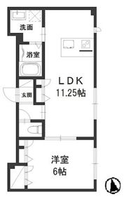 セレッソ浜町Cの間取り画像