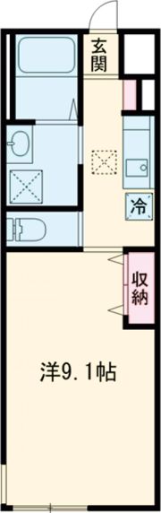 若竹の間取り画像