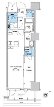 プレシス静岡七間町の間取り画像