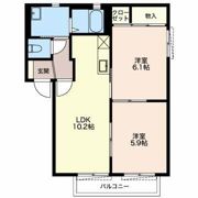 アイムアサヒCの間取り画像