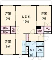 アシスト第2函館マンションの間取り画像