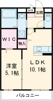 マンションパピルスⅡの間取り画像