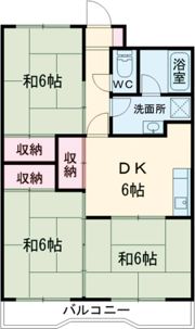 レジデンス親和の間取り画像