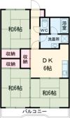 レジデンス親和の間取り画像