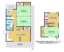 蒲原 貸家の間取り画像