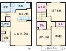 CLARIS SUMIYOSHI Aの間取り画像