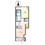 仮）2×4・ユニヴァリィⅡの間取り画像