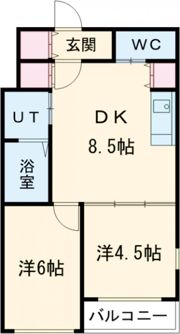 Muses花園本町の間取り画像