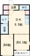 Muses花園本町の間取り画像