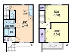 Dear court toi Bの間取り画像