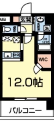 フルール南熊本の間取り画像