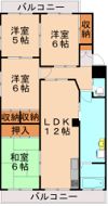 パークハイツ妙見の間取り画像