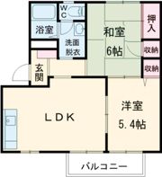 ロイヤルフジAの間取り画像