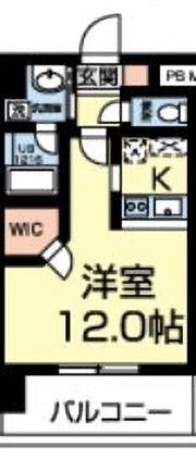 フルール南熊本の間取り画像