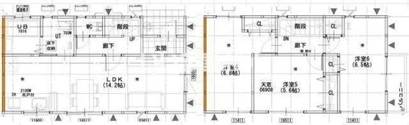 グランソフィア弐分方の間取り画像