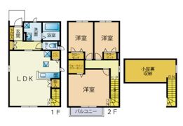 (仮称)M’s Garden NAGAO Eの間取り画像