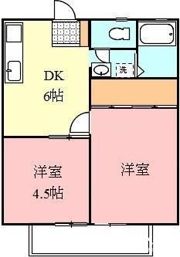 パナハイツ田岡檀紙の間取り画像