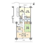流山ニューシティ・ステージ弐壱パークサイドコートの間取り画像