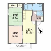 プレジオ石堂 Aの間取り画像