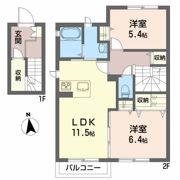 パレ・ドール吉原の間取り画像