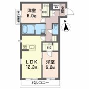 シャーメゾン リサイアの間取り画像