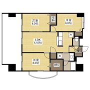 フラットリア春日の間取り画像