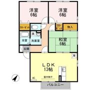 ウィルモア泉都町 B棟の間取り画像