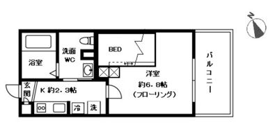 テルトル・ルージュIIIの間取り画像