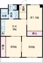 第2三栄ハイツの間取り画像