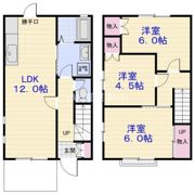 タウンハウスカルミア Aの間取り画像