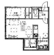 KEIAI RESIDENCE 蒲生(ケイアイレジデンスガモウ)の間取り画像