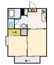 ラピート今泉Aの間取り画像