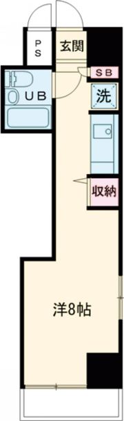 バームハイツ福生弐番館の間取り画像
