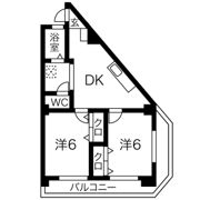 ニューフジマンションの間取り画像