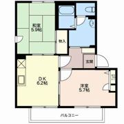 ルシアージュ Aの間取り画像