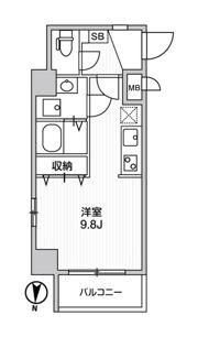 LUNIQ亀戸の間取り画像