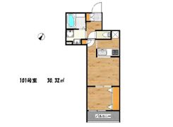 KH箱崎東の間取り画像