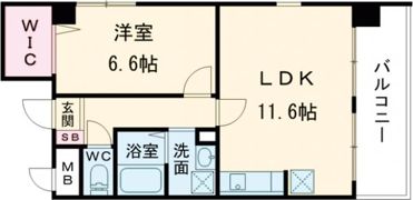 パレボヌールの間取り画像