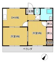 七福マンション 西小島の間取り画像