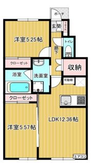 Lallana(ララーナ）の間取り画像